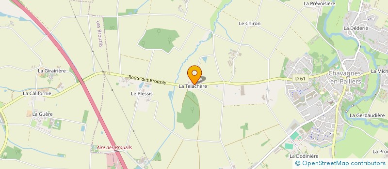 localisation de l'entreprise MONSIEUR JOSEPH LAPORTE à CHAVAGNES-EN-PAILLERS
