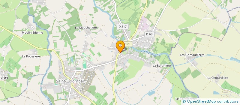 localisation de l'entreprise MONSIEUR JOSEPH LAUNAY  SAINT-COLOMBAN