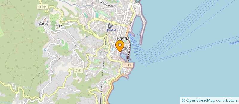localisation de l'entreprise MONSIEUR JOSEPH LAURELLI à BASTIA