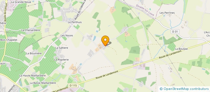localisation de l'entreprise MONSIEUR JOSEPH LAURENT à LE LANDREAU