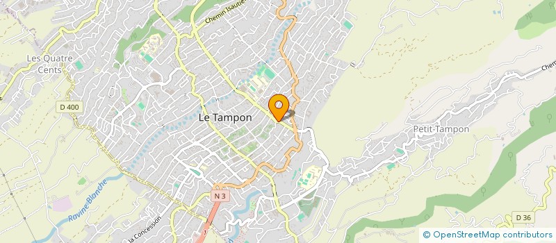 localisation de l'entreprise MONSIEUR JOSEPH LAURET à LE TAMPON