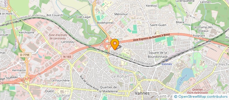 localisation de l'entreprise MONSIEUR JOSEPH LAURET à VANNES