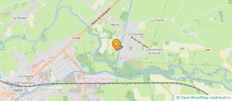 localisation de l'entreprise MONSIEUR JOSEPH LAURO  DIGOIN