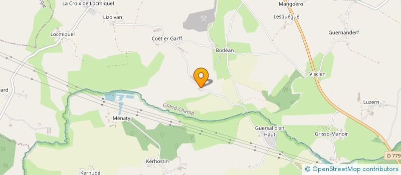 localisation de l'entreprise MONSIEUR JOSEPH LE BOULAIRE  GRANDCHAMP