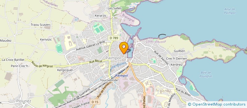 localisation de l'entreprise MONSIEUR JOSEPH LE CALVEZ  KERFOT