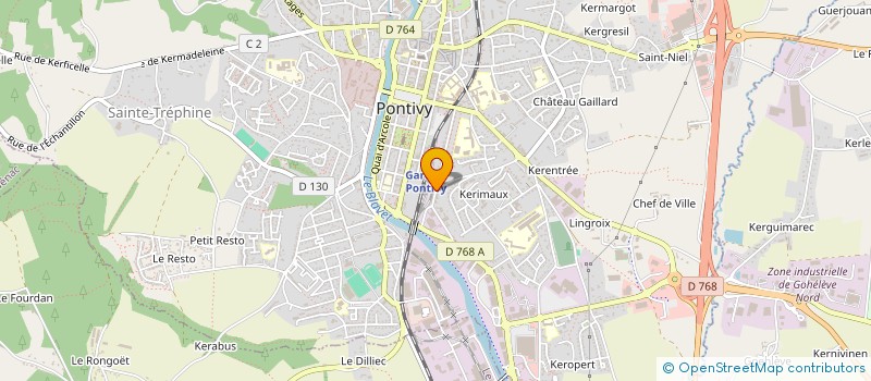 localisation de l'entreprise MONSIEUR JOSEPH LE CORNEC à PONTIVY