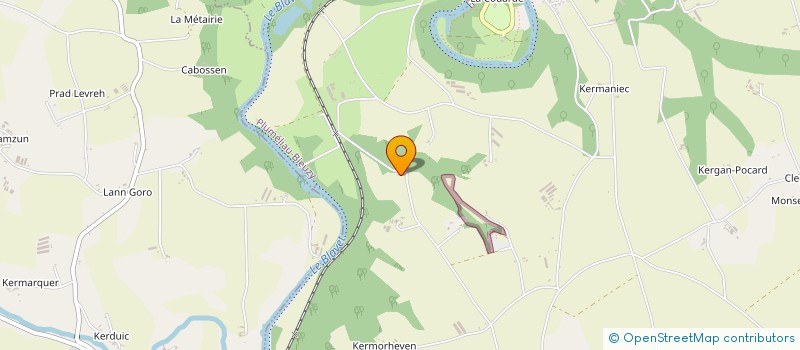 localisation de l'entreprise MONSIEUR JOSEPH LE DOUGET  PLUMELIAU-BIEUZY