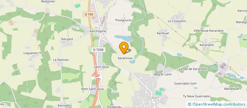 localisation de l'entreprise MONSIEUR JOSEPH LE FLOCH à LANVAUDAN