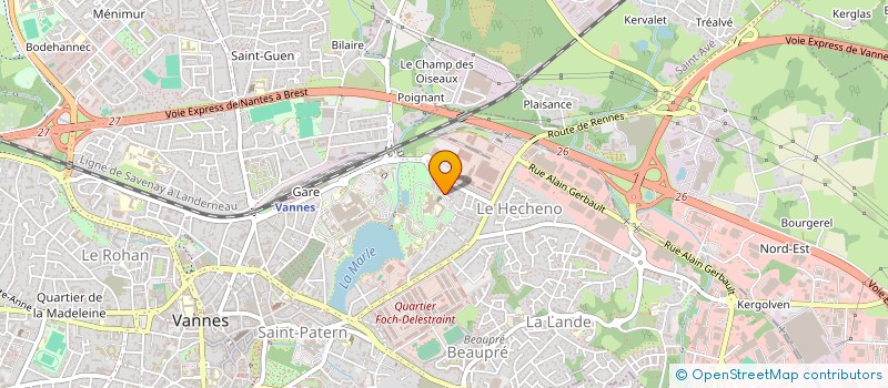 localisation de l'entreprise MONSIEUR JOSEPH LE GAL à VANNES