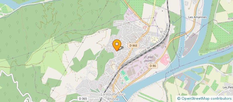 localisation de l'entreprise MONSIEUR JOSEPH LE GALES à LA VOULTE-SUR-RHONE