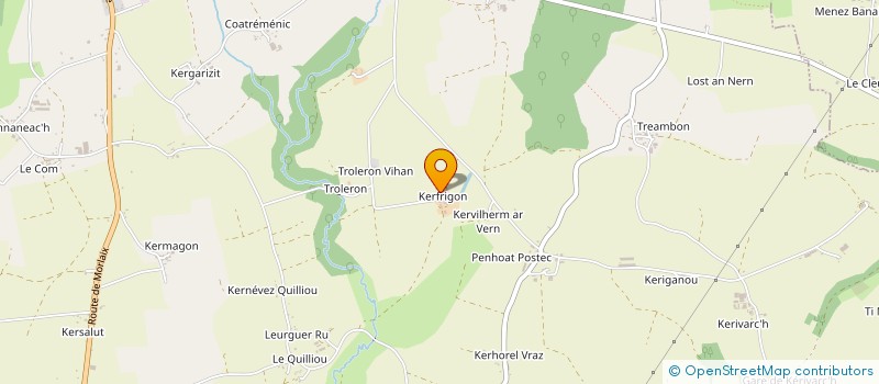 localisation de l'entreprise MONSIEUR JOSEPH LE GALL  PLONEVEZ-DU-FAOU