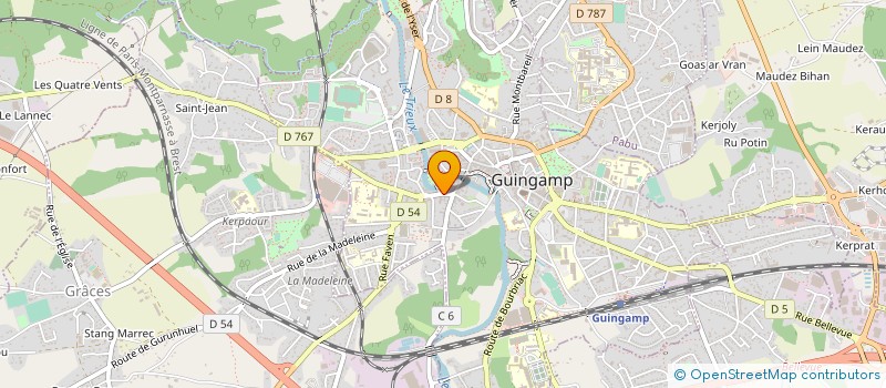 localisation de l'entreprise MONSIEUR JOSEPH LE LOUARNE  PABU