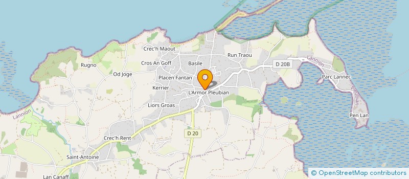 localisation de l'entreprise MONSIEUR JOSEPH LE MAUX  PLEUBIAN