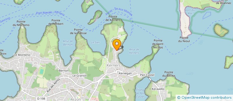 localisation de l'entreprise MONSIEUR JOSEPH LE MEUT à ARZON