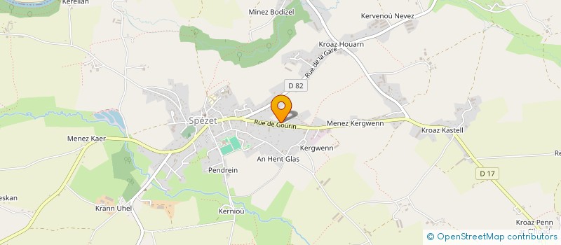 localisation de l'entreprise MONSIEUR JOSEPH LE MOAL  SPEZET