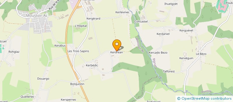 localisation de l'entreprise MONSIEUR JOSEPH LE PAIH  PLUMELIN