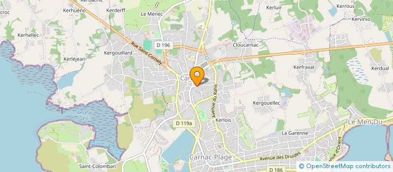 localisation de l'entreprise MONSIEUR JOSEPH LE PORT  CARNAC