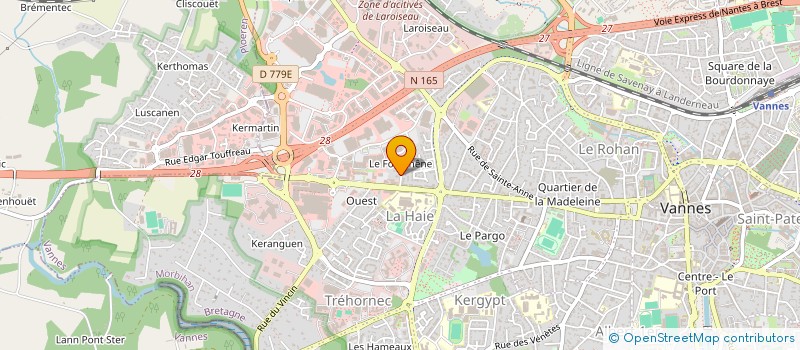 localisation de l'entreprise MONSIEUR JOSEPH LE RAY à VANNES