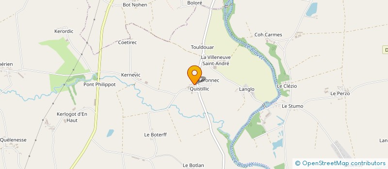 localisation de l'entreprise MONSIEUR JOSEPH LE SAYEC  CLEGUEREC