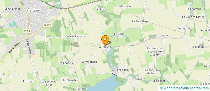 localisation de l'entreprise MONSIEUR JOSEPH LEBRET  PLERGUER