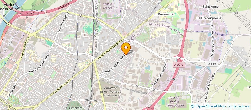 localisation de l'entreprise MONSIEUR JOSEPH LEBRETON à ANGERS