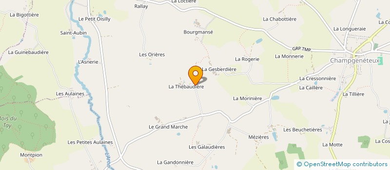 localisation de l'entreprise MONSIEUR JOSEPH LECHAT à CHAMPGENETEUX