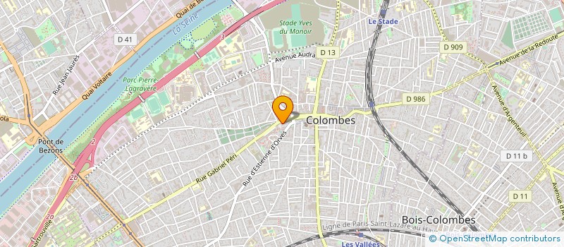 localisation de l'entreprise MONSIEUR JOSEPH LEFUR à COLOMBES