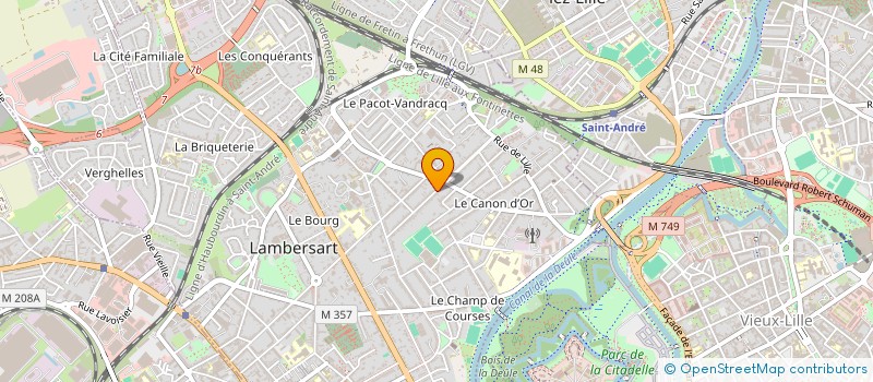 localisation de l'entreprise MONSIEUR JOSEPH LEGRAND à LAMBERSART