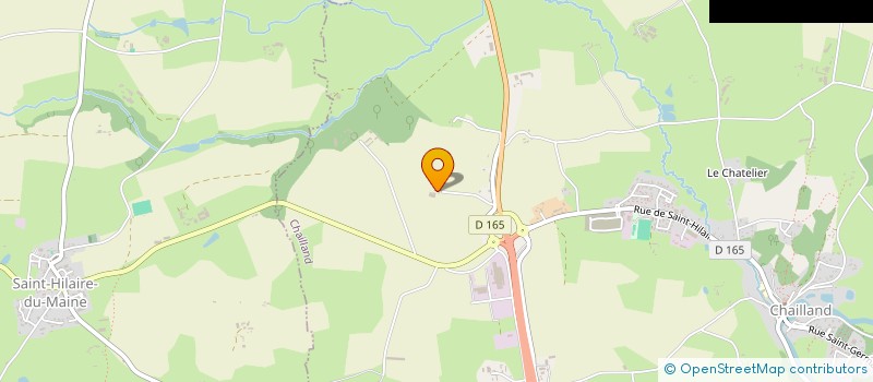 localisation de l'entreprise MONSIEUR JOSEPH LEGROS  CHAILLAND