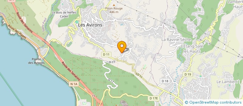 localisation de l'entreprise MONSIEUR JOSEPH LENCLUME à LES AVIRONS