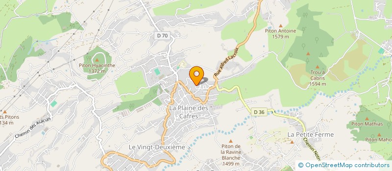 localisation de l'entreprise MONSIEUR JOSEPH LEOCADIE  LE TAMPON