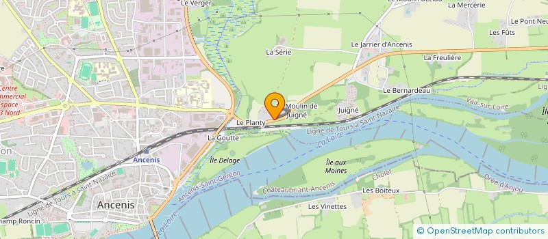 localisation de l'entreprise MONSIEUR JOSEPH LERAT  VAIR-SUR-LOIRE