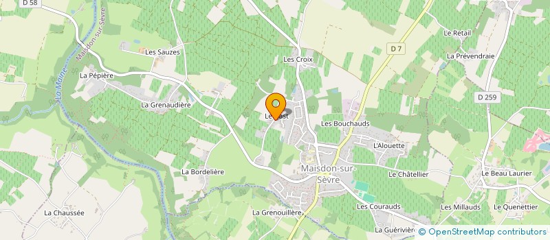 localisation de l'entreprise MONSIEUR JOSEPH LEROY à MAISDON-SUR-SEVRE