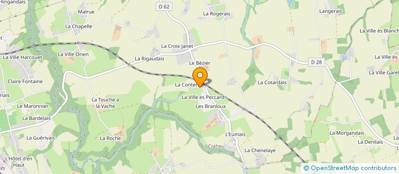 localisation de l'entreprise MONSIEUR JOSEPH LETONTURIER  CORSEUL