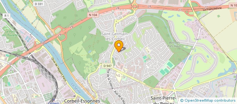 localisation de l'entreprise MONSIEUR JOSEPH LEVY à SAINT-GERMAIN-LES-CORBEIL