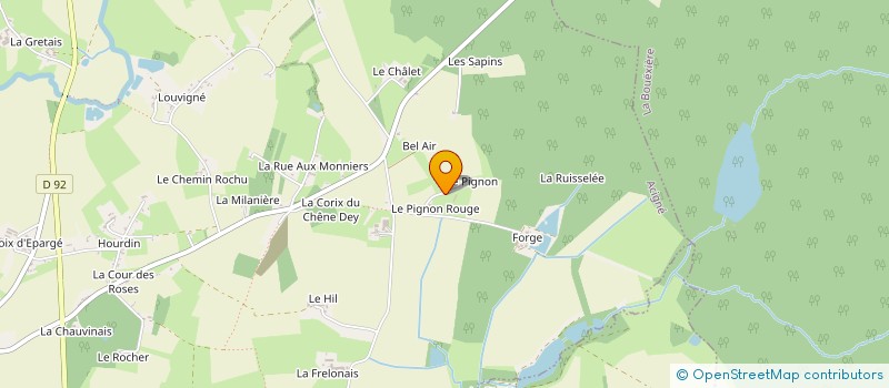 localisation de l'entreprise MONSIEUR JOSEPH LHERMENIER  ACIGNE