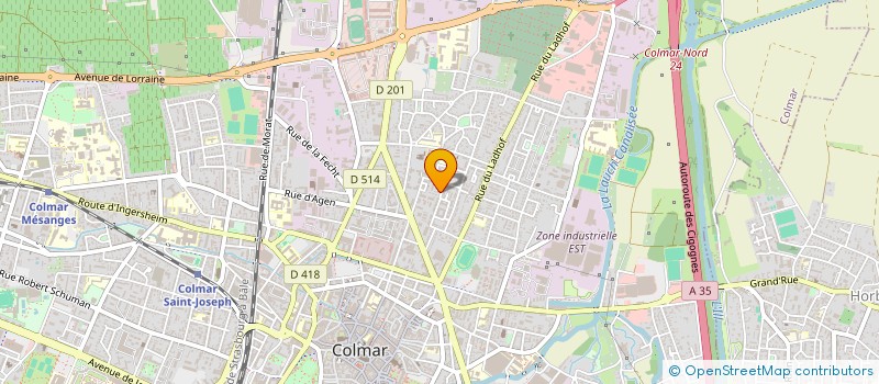 localisation de l'entreprise MONSIEUR JOSEPH LIBMAN  COLMAR