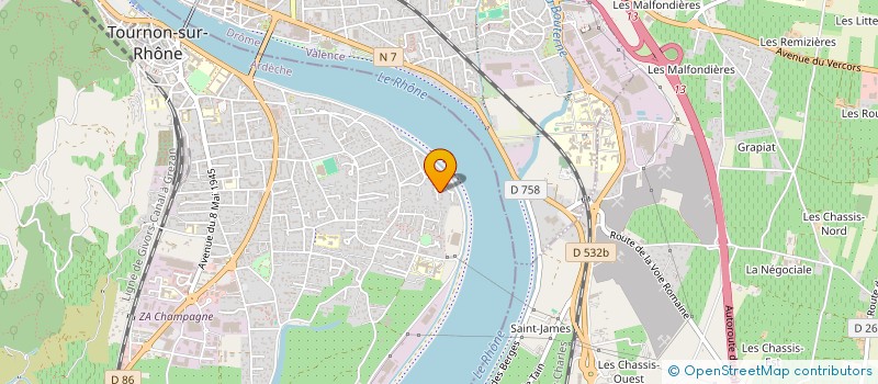 localisation de l'entreprise MONSIEUR JOSEPH LIMIER à TOURNON-SUR-RHONE