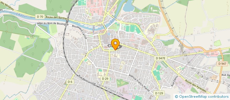 localisation de l'entreprise MONSIEUR JOSEPH LIMINANA  DAX