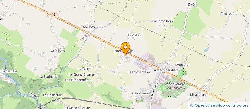 localisation de l'entreprise MONSIEUR JOSEPH LOIRET  BOUSSAY