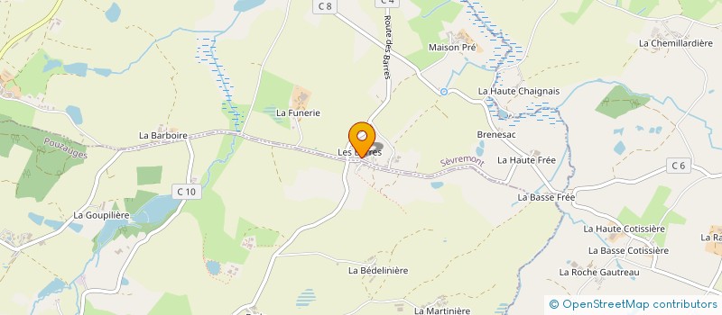 localisation de l'entreprise MONSIEUR JOSEPH LOIZEAU à SEVREMONT