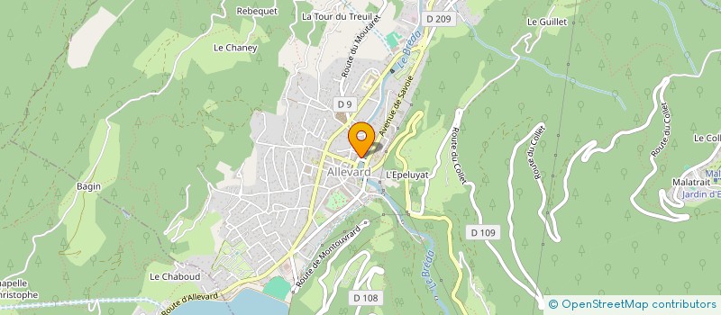 localisation de l'entreprise MONSIEUR JOSEPH LOOS  ALLEVARD