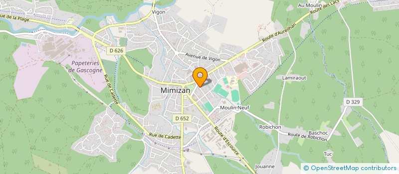 localisation de l'entreprise MONSIEUR JOSEPH LOPEZ à MIMIZAN