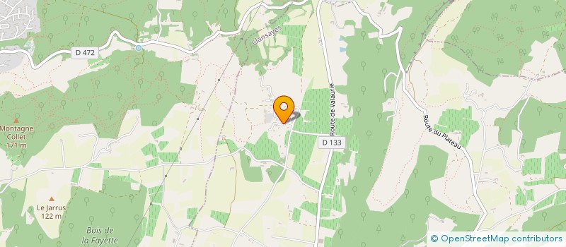 localisation de l'entreprise MONSIEUR JOSEPH LOPEZ  CLANSAYES