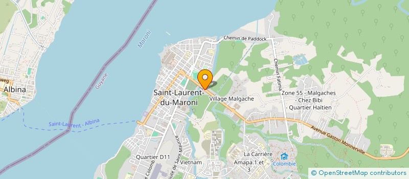 localisation de l'entreprise MONSIEUR JOSEPH LOUIS à SAINT-LAURENT-DU-MARONI