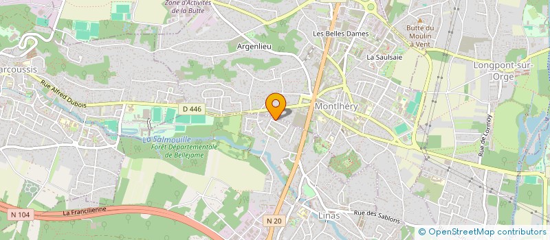 localisation de l'entreprise MONSIEUR JOSEPH LOURDESSAMY  LINAS