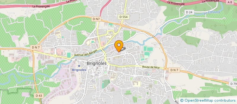 localisation de l'entreprise MONSIEUR JOSEPH LUCCISANO  BRIGNOLES