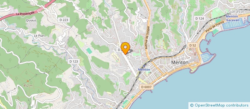 localisation de l'entreprise MONSIEUR JOSEPH LUCI à MENTON