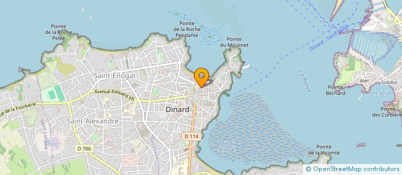 localisation de l'entreprise MONSIEUR JOSEPH LUGAND  DINARD