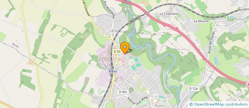 localisation de l'entreprise MONSIEUR JOSEPH LUSCI  RIVES